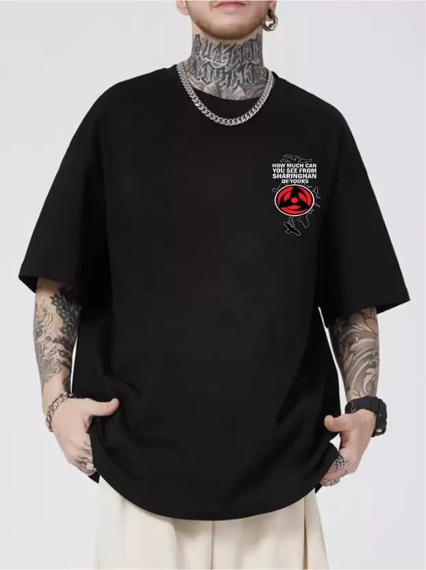 Oversized Japanese Anime Graphic Tee
