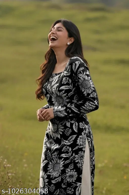 Cotton printed casual kurti for women