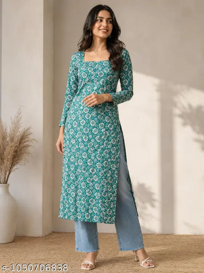Fashionable printed kurti pack of 1